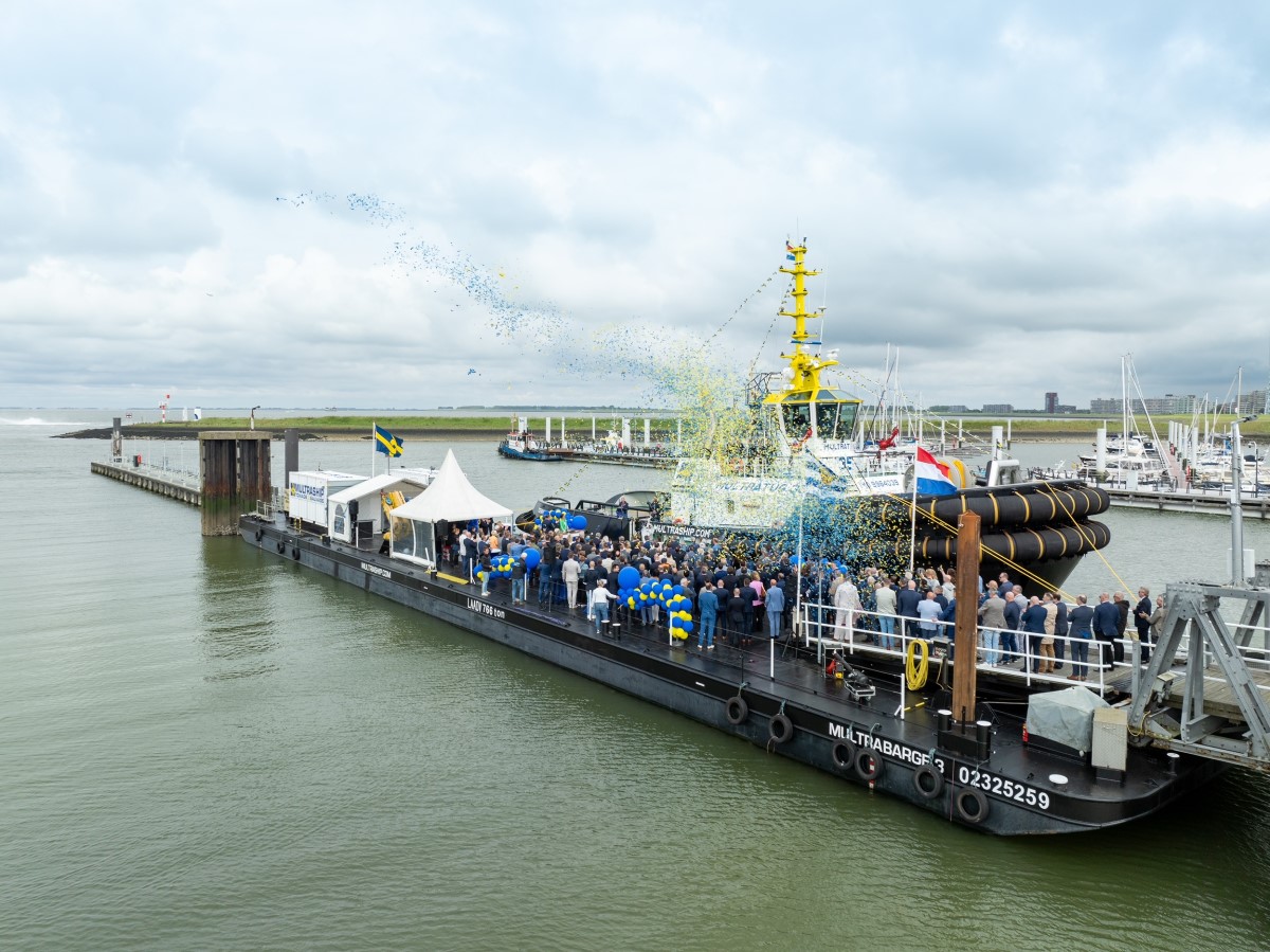 A new addition to the Multraship fleet with the naming of the Damen ASD Tug 3212 Multratug 35