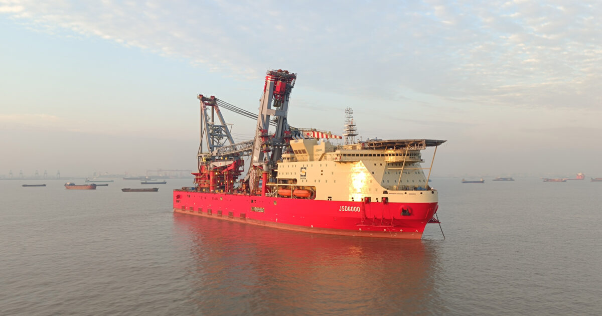 Saipem strengthens its E&C fleet with bareboat charter of latest generation ship JSD6000