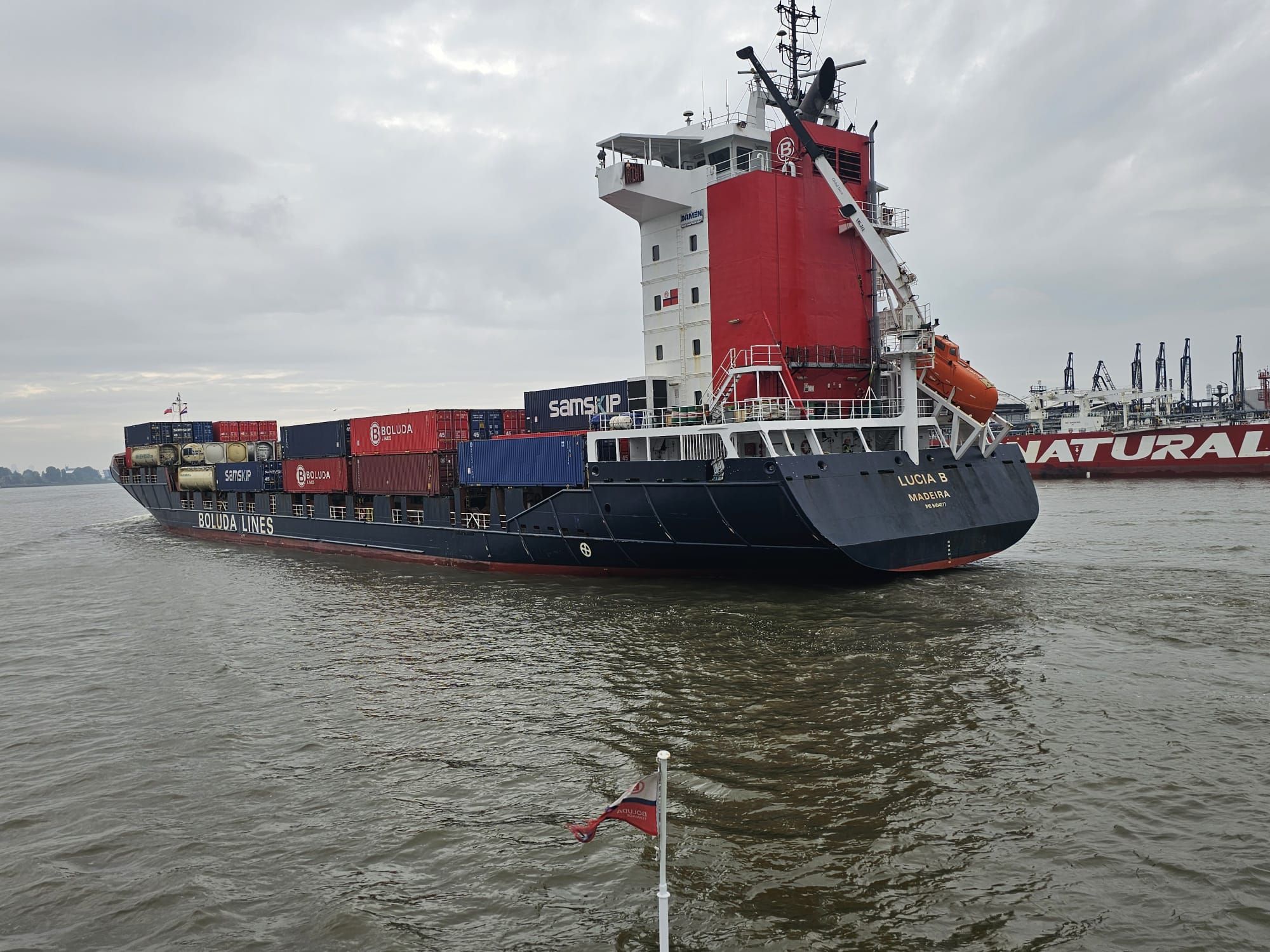 An historic first call of Boluda Lines at the port of Rotterdam