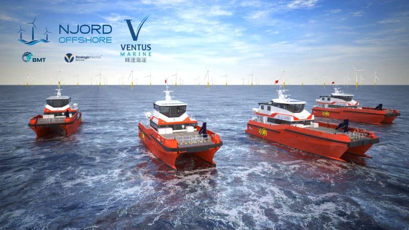 Strategic Marine Signs Contract With Ventus Marine For Four 27M Crew Transfer Vessels For Asia And Europe