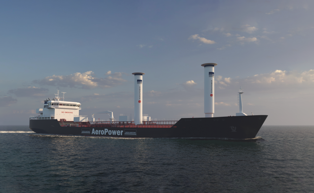 Another deal of historic proportions: A fleet of four Union Maritime tankers to be fitted with Norsepower Rotor Sails™