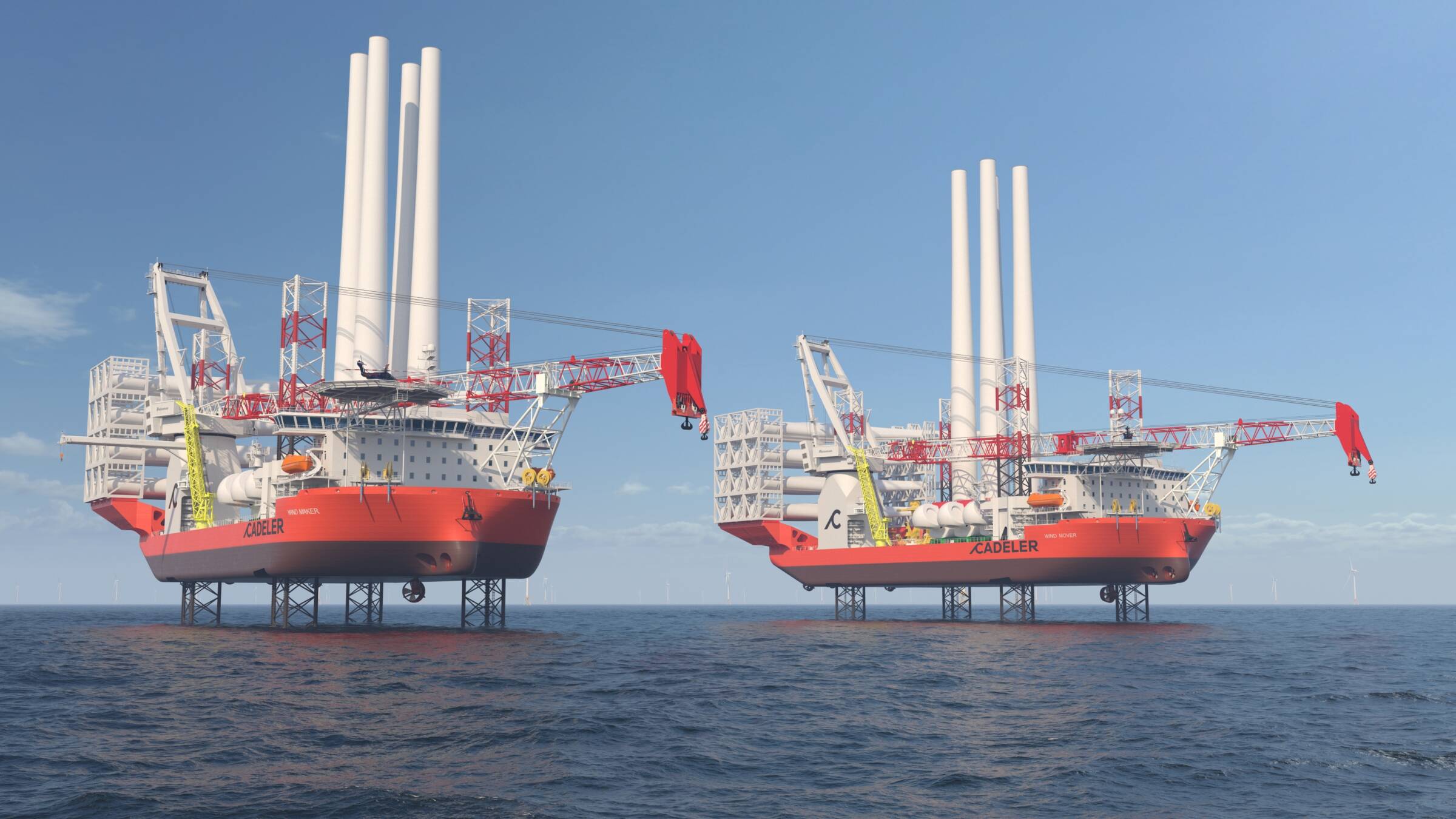 Cadeler signs firm contract for the installation of 72 15MW wind turbines at Inch Cape Offshore Wind Farm