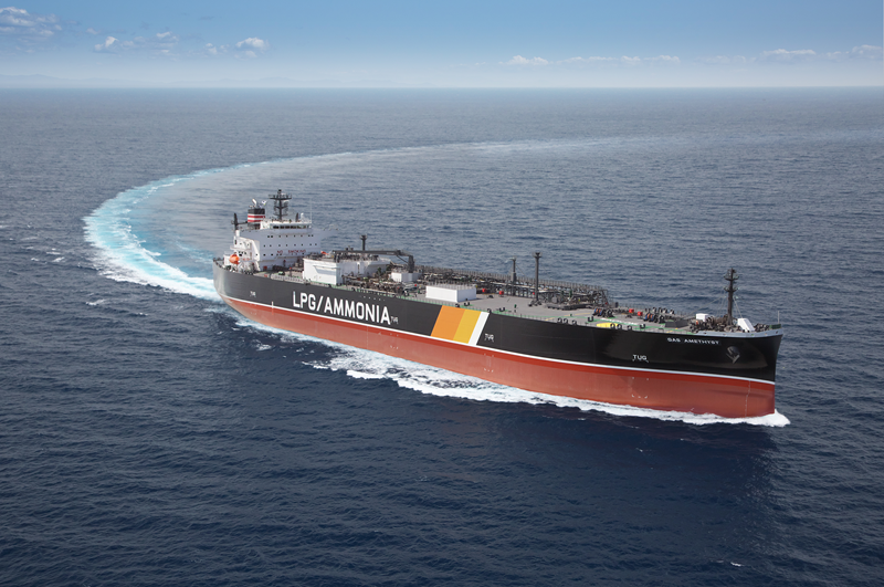 NYK and Astomos Energy Welcome Gas Amethyst