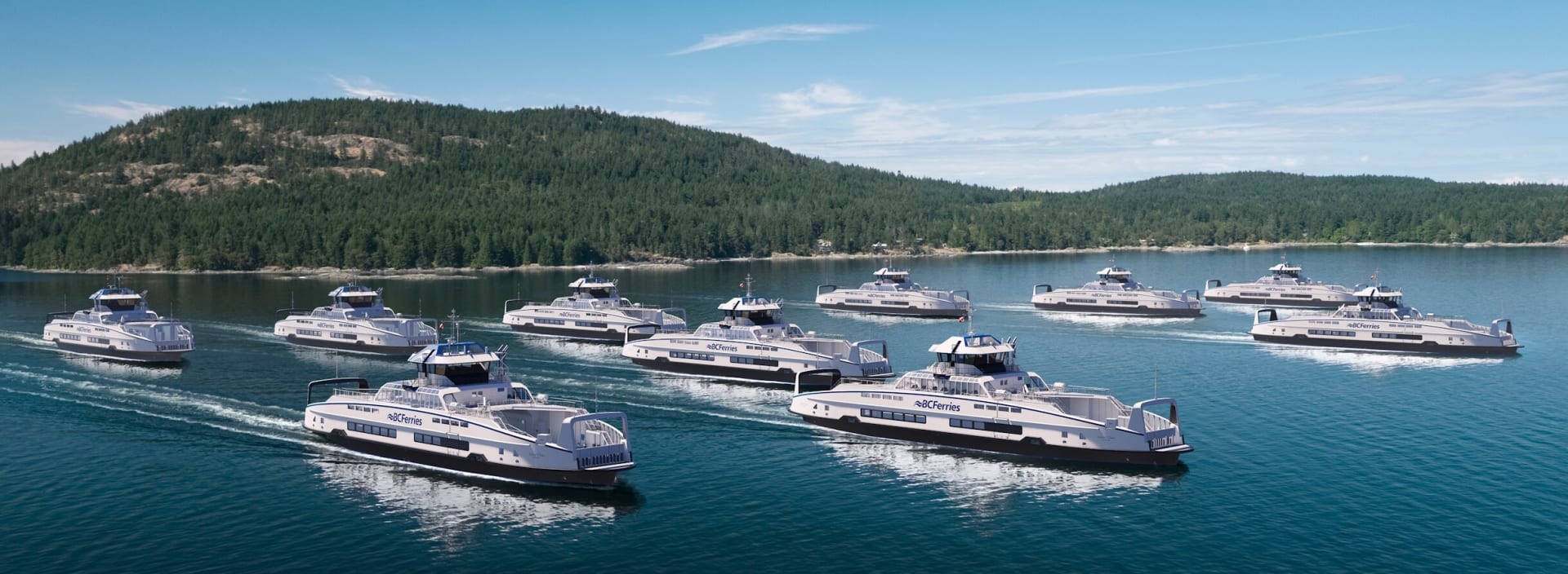 Damen cuts first steel on four full electric ferries for BC Ferries