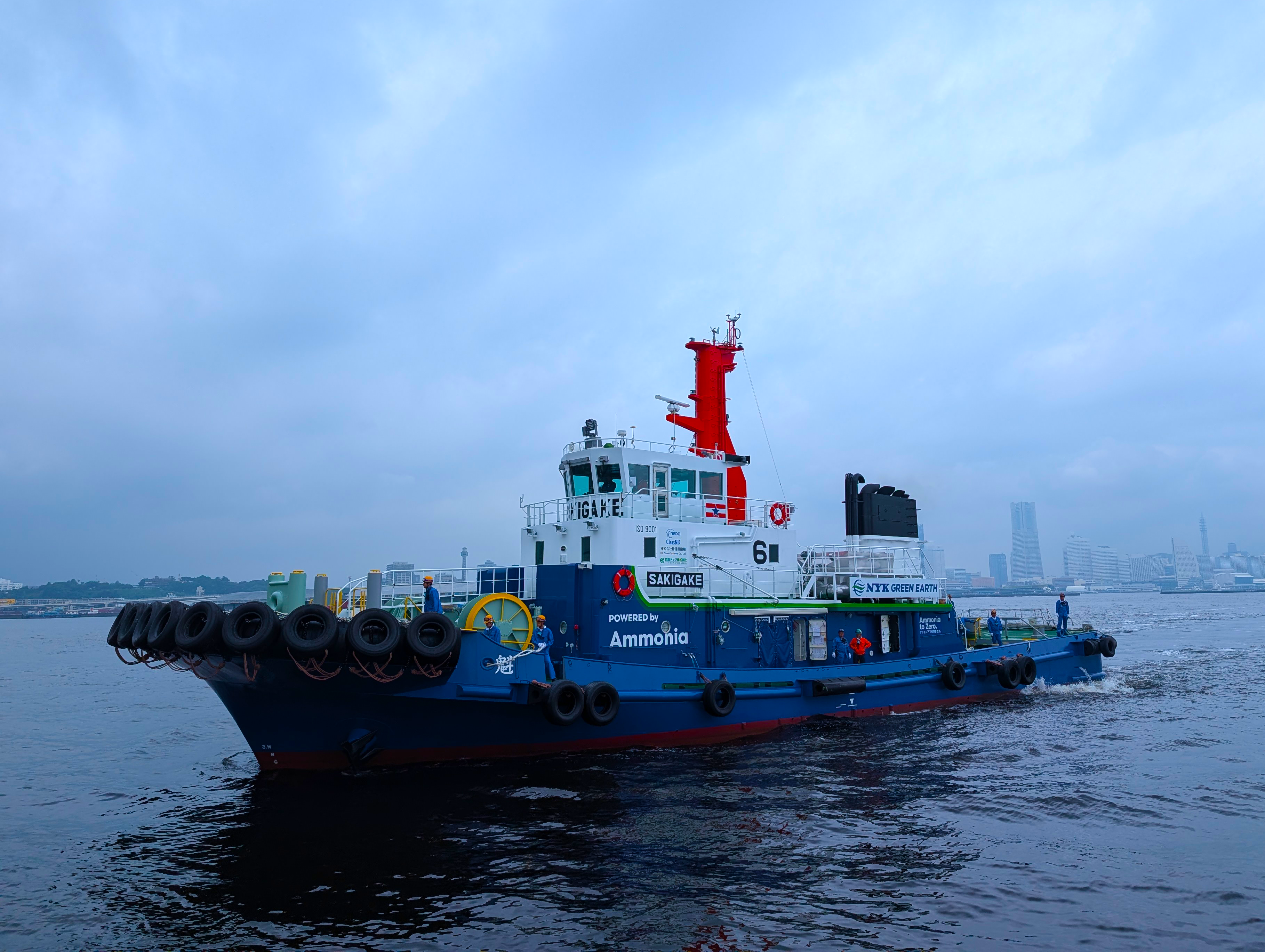 NYK Completes World's First Truck-to-Ship Ammonia Bunkering of Ammonia-Fueled Tugboat