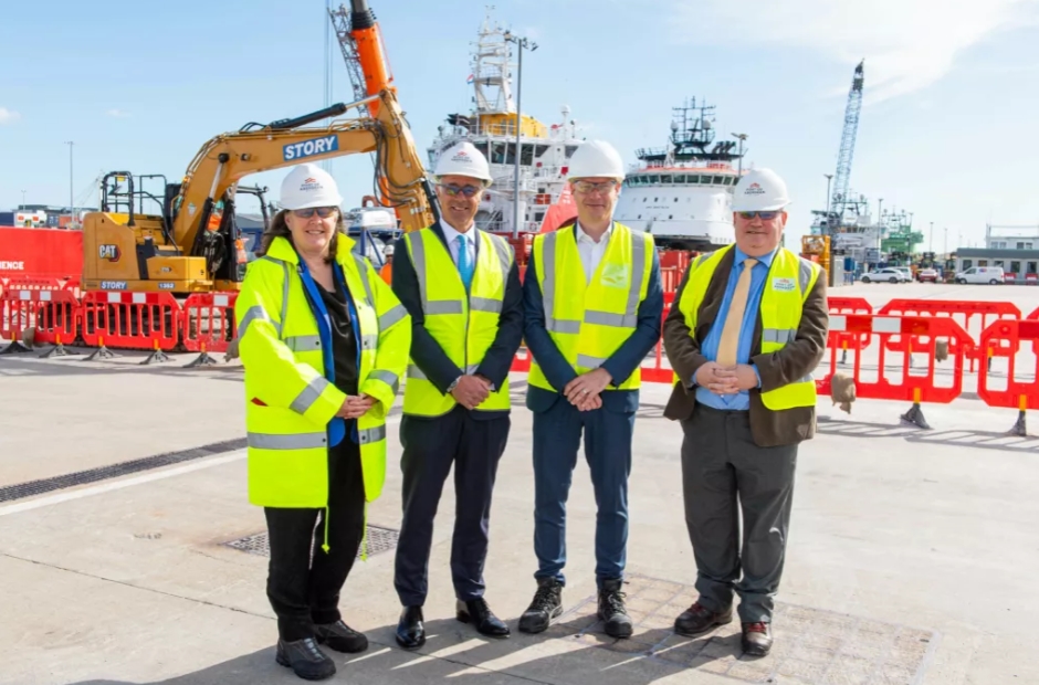 Port of Aberdeen breaks ground on Scotland’s largest commercial shore power system