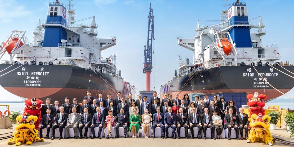 Naming Ceremony of U-Ming’s Two Bulk Carriers at New Dayang Shipyard