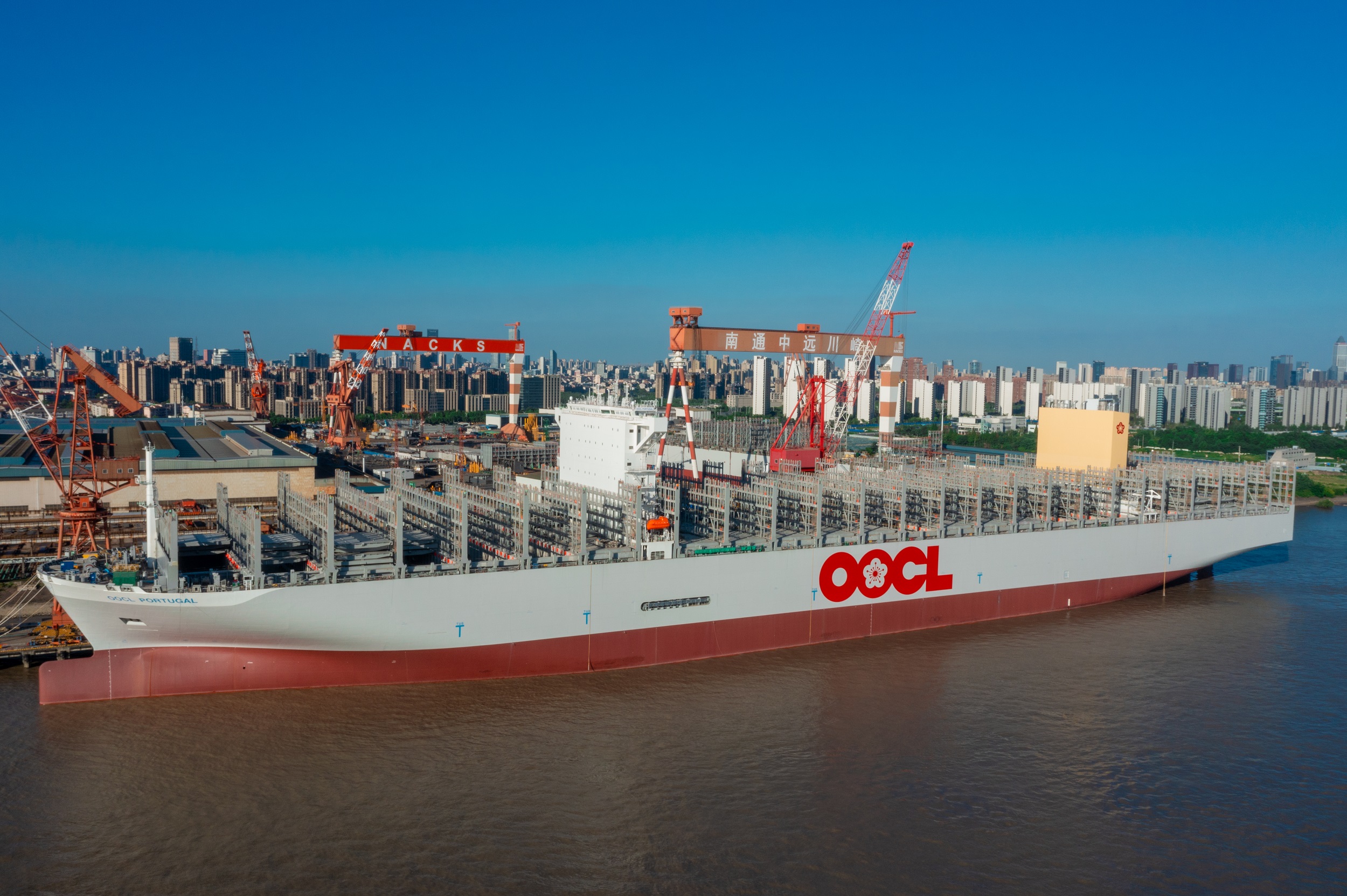 OOCL Celebrates the Naming of its Last Newbuilding in the 24,188 TEU Series