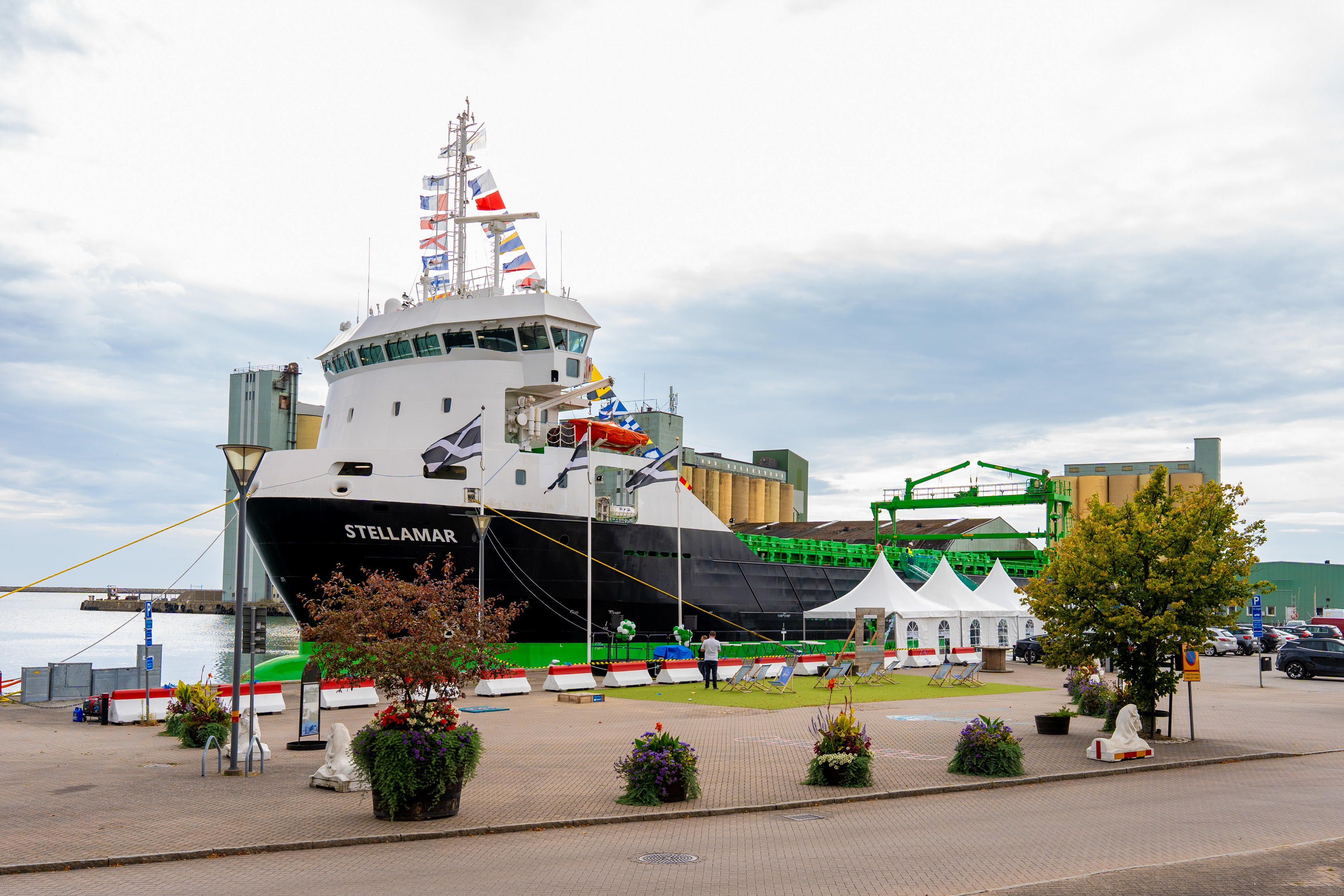 AtoB@C Shipping christens Stellamar in Ystad