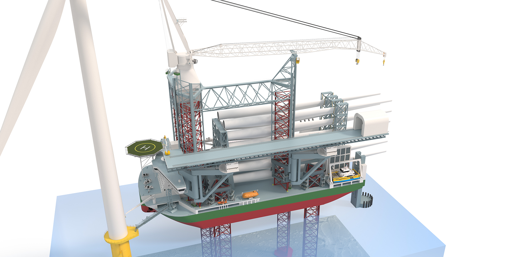 KNUD E. HANSEN continues to expand its portfolio of innovative designs for the next generation of maintenance vessels for offshore wind turbines