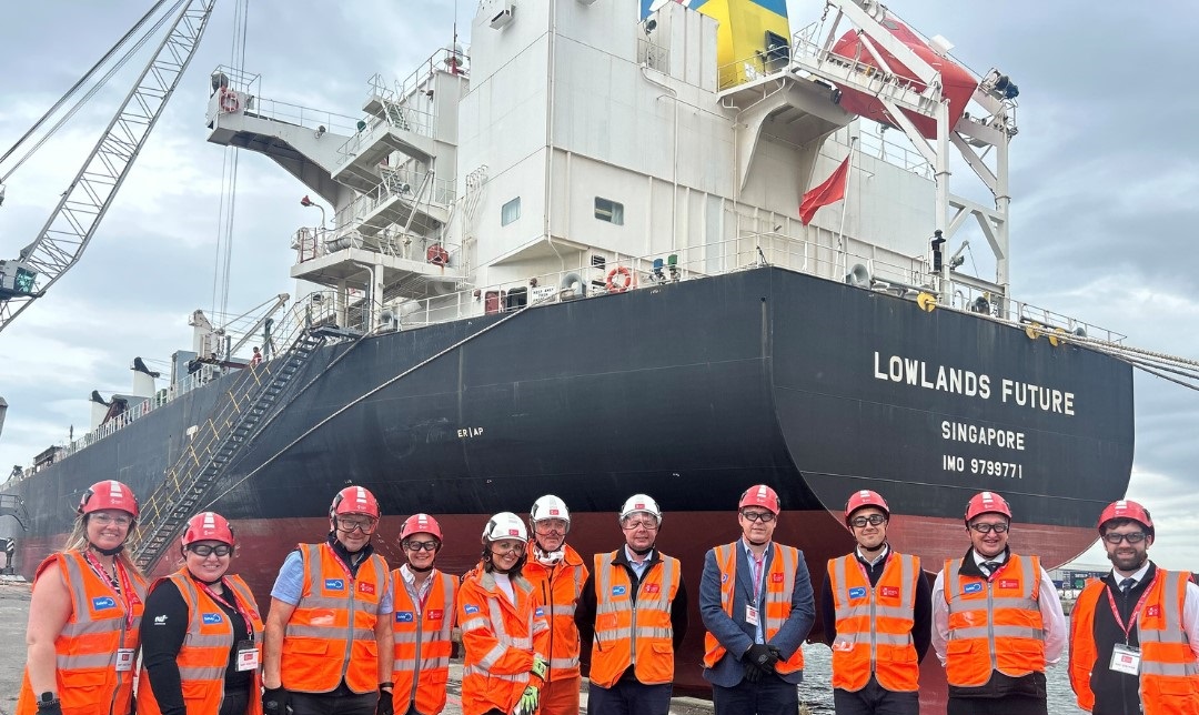 The Port of Liverpool welcomes the UK’s largest whole maize vessel