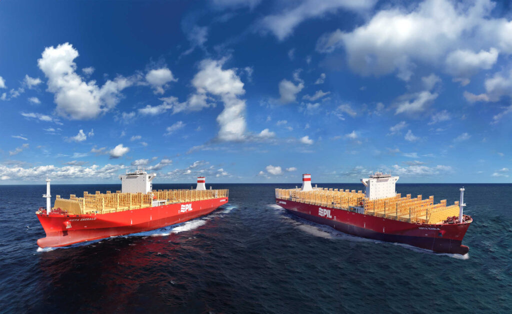 PIL names its first two 14,000 TEU LNG dual-fuel container vessels