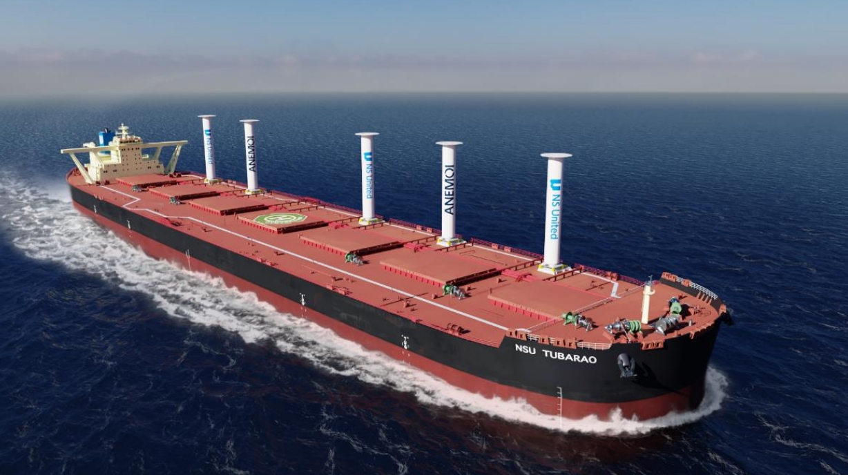 NSU to Install Rotor Sails to Valemax VLOC