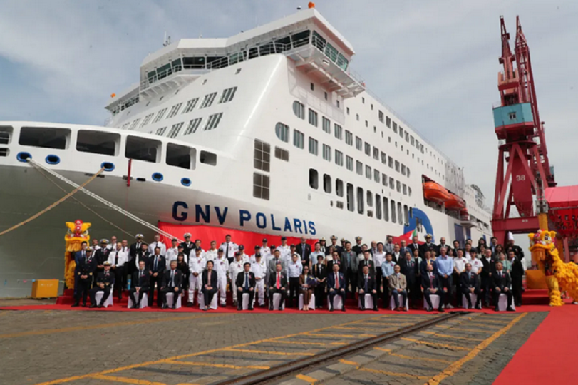 Guangzhou Shipyard International delivers first of four ro-pax ferries to MSC