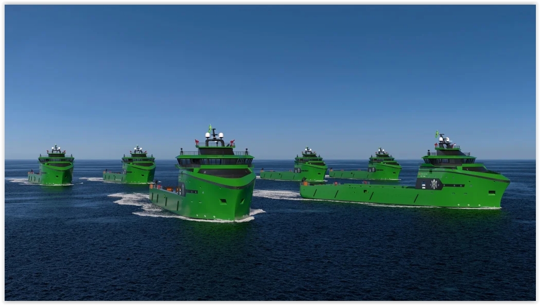 Kongsberg Maritime selected to deliver advanced ship design and technology for six hybrid PSVs for CMM in Brazil