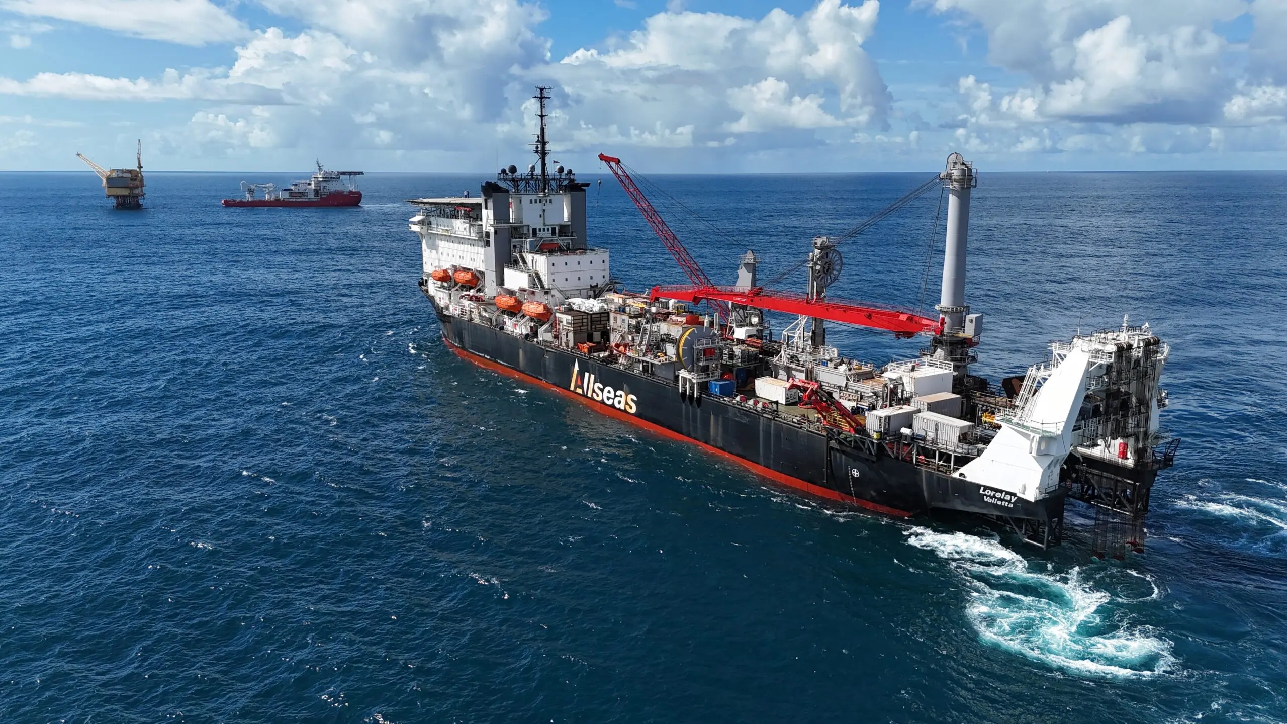 Allseas' Lorelay completes pipeline project in Trinidad