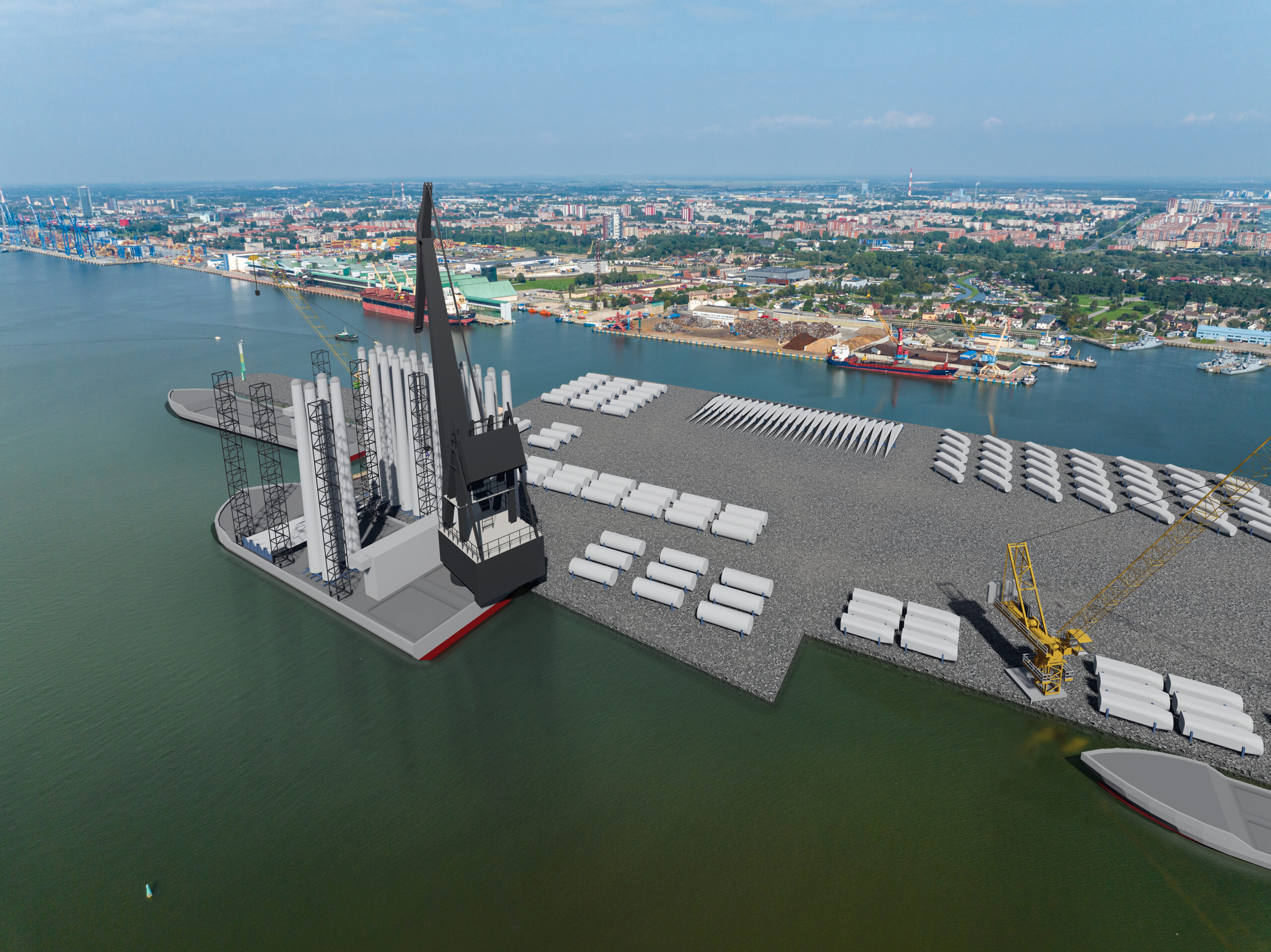 Klaipėda Port Authority starts constructing the infrastructure for the offshore wind energy projects
