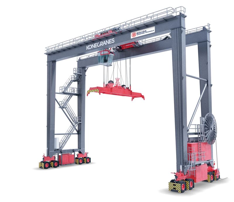 Boluda Maritime Terminals Tenerife orders four Konecranes hybrid RTGs to improve container handling efficiency in the Canary Islands