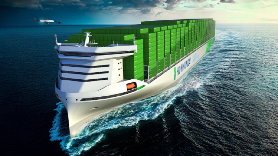 HD KSOE unveils nuclear-powered container ship design