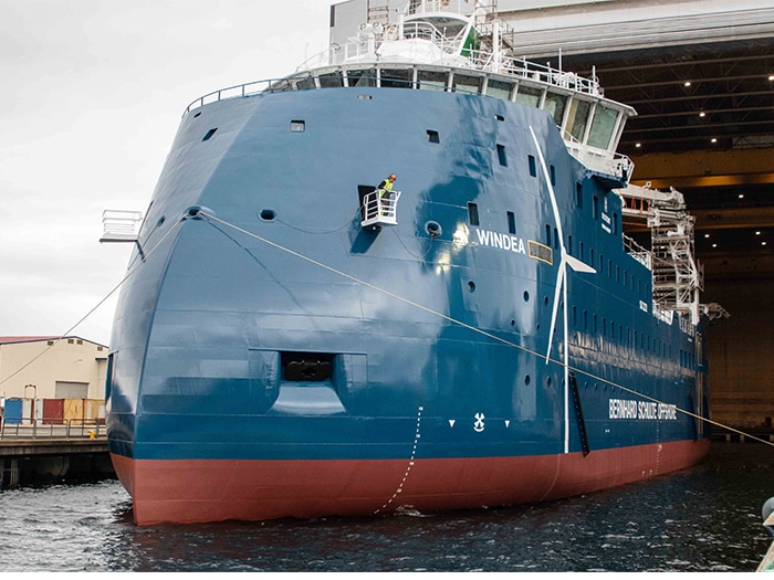 BS Offshore and Ulstein Verft passed another significant milestone with the launch of the first of two CSOV ordered by BS Offshore