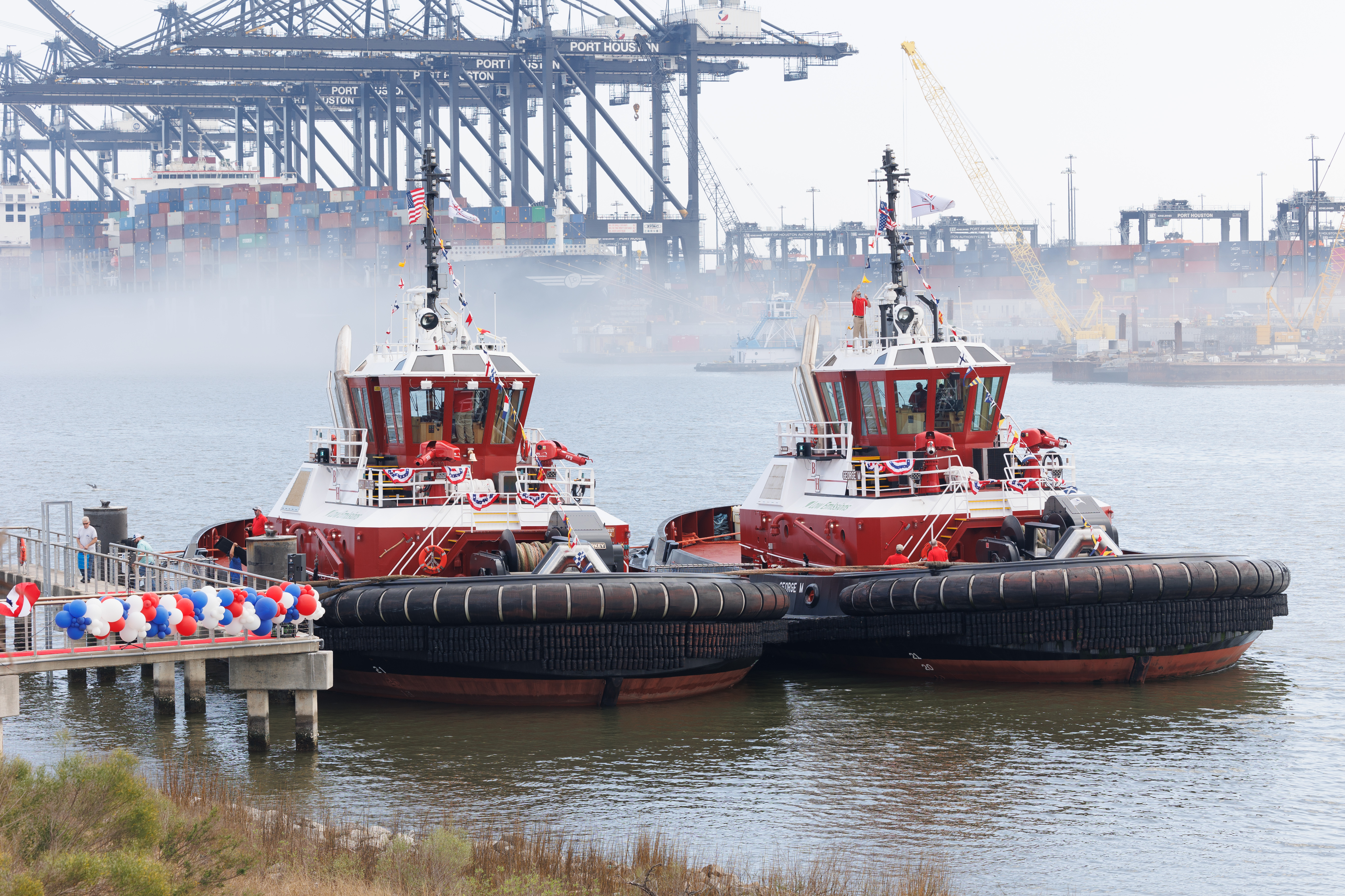 Bay-Houston Towing Celebrates the Christening of the George M and May Louise