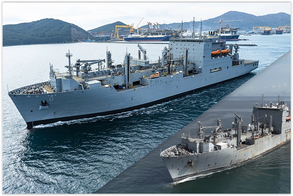 Hanwha Ocean completes first MRO of US Navy vessel in Korea with successful departure of USNS Wally Schirra
