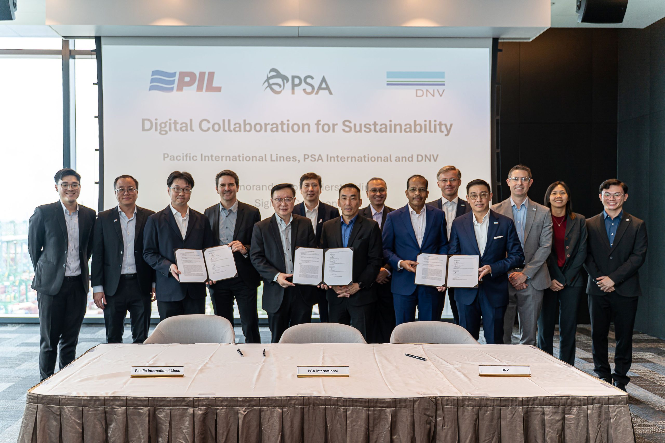 PSA International, DNV and PIL embark on digital collaboration to enable green and sustainable supply chains