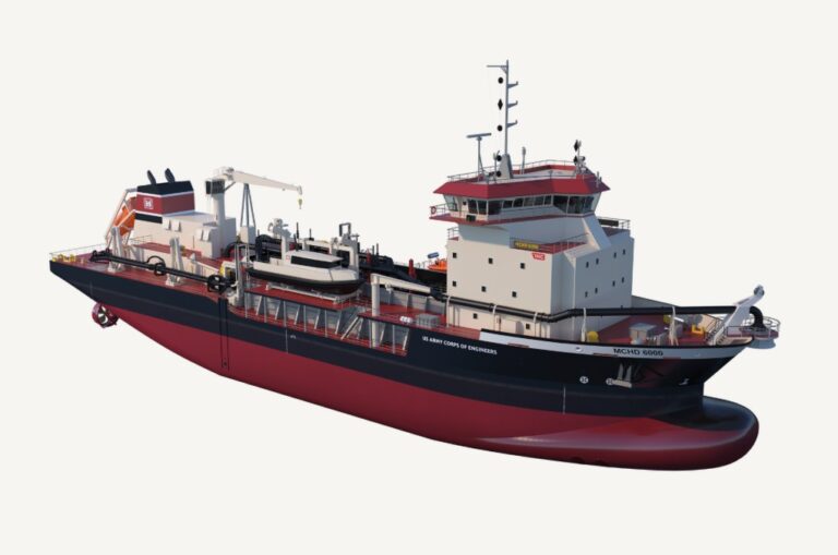 Eastern Shipbuilding Group Cuts Steel For U.S. Army Corps Of Engineers Medium Class Hopper Dredge