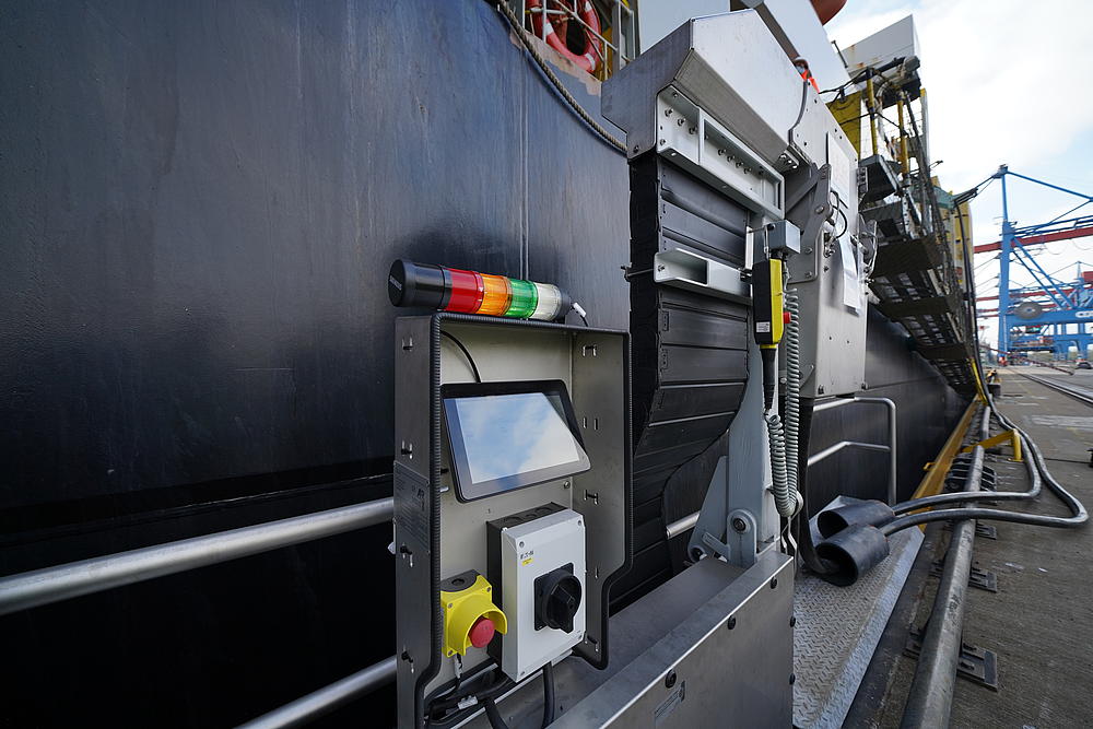 MSC Athens marks first shore-side power test at Hamburg’s Altenwerder Terminal