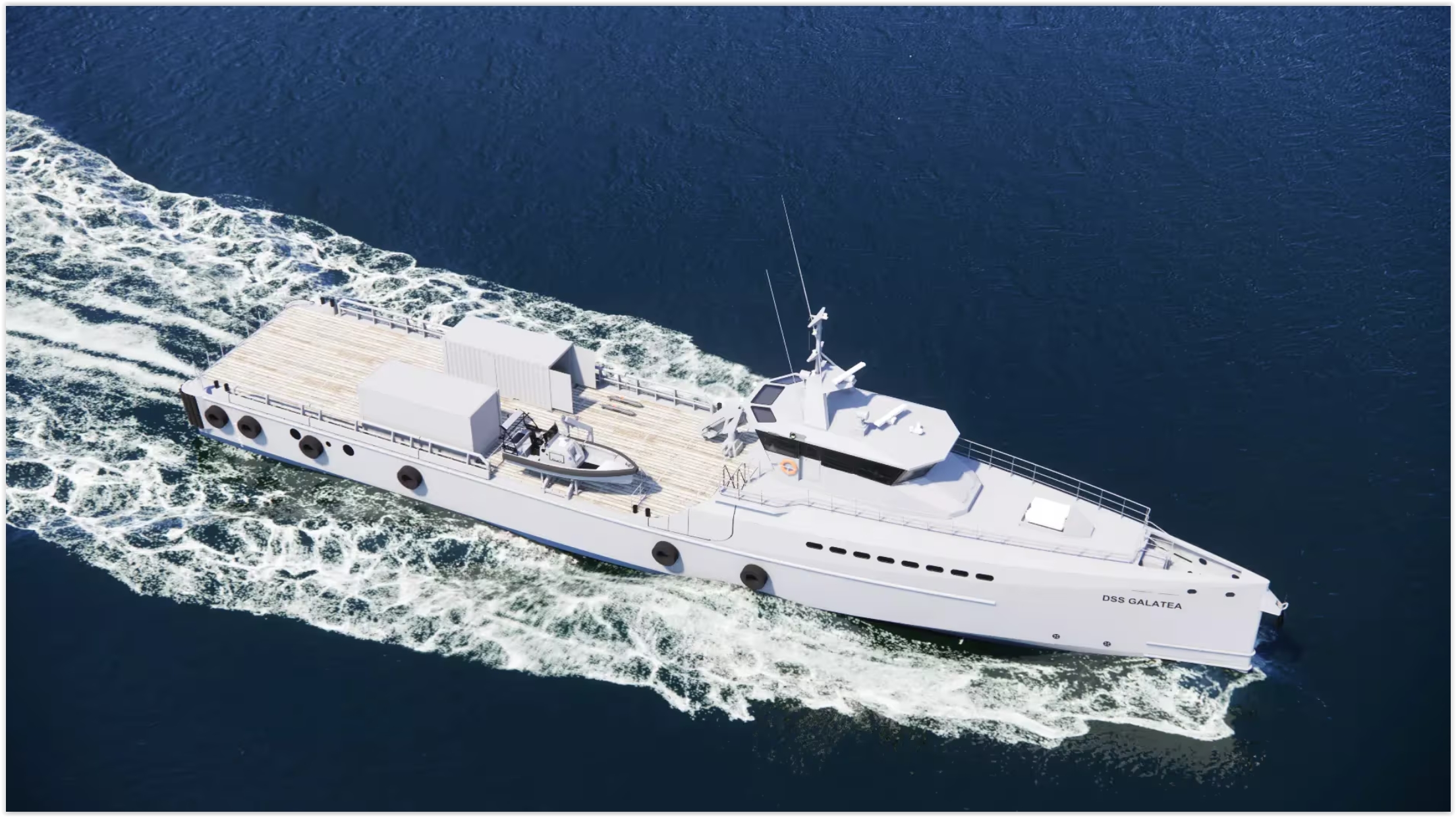 Fugro and Damen partner to support the Royal Netherlands Navy with marine security and surveillance vessel