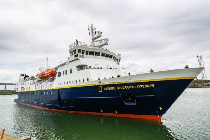 MS National Geographic Explorer Visits ABP Port of Ipswich