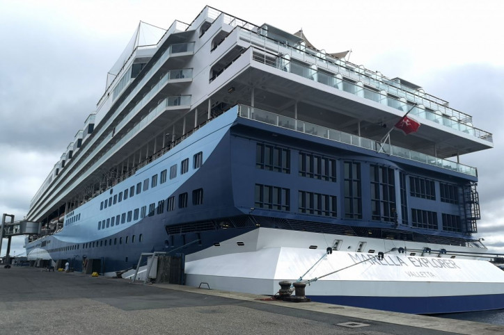 Maiden Call by Marella Cruises At The Port of Kiel