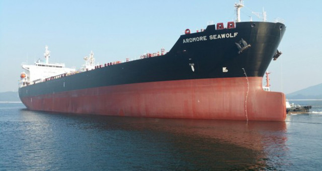 Ardmore Shipping takes delivery of new eco-tanker - the Ardmore Seawolf