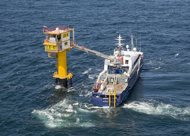 Small unmanned platform in North Sea brings expansion of gas production in Netherlands