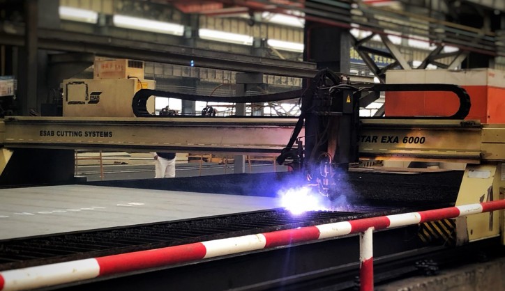 First steel cut on OHT semi-submersible vessel
