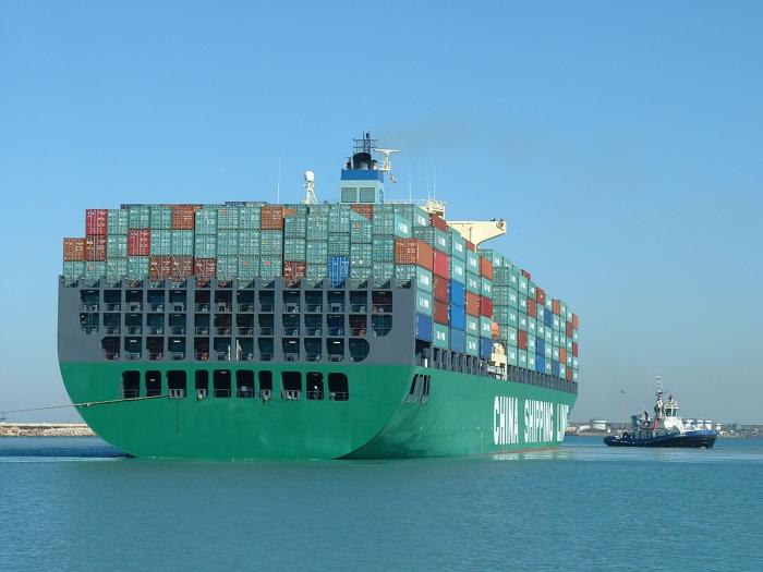 largest container ship under construction
