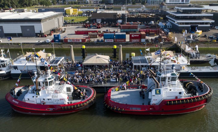 Kotug Smit Towage performs naming ceremony for tugs “Rotterdam” and “Beagle”