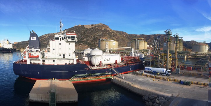 New milestone in the supply of LNG as fuel at the Port of Cartagena