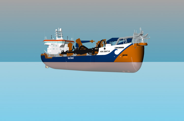 Van Oord strengthens dredging fleet with third new hopper