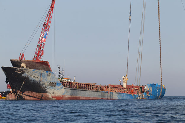 The cost of the Gokbel recovery operation is estimated for nearly EUR 3 million which will be paid by the shipowner or the vessel’s insurance company.