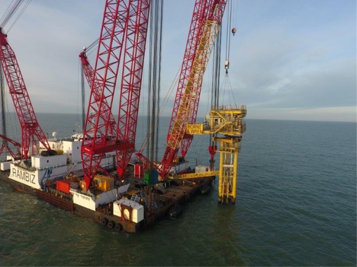 SCALDIS Completes Decommissioning Works For Offshore Horne & Wren Platform In 3 Days