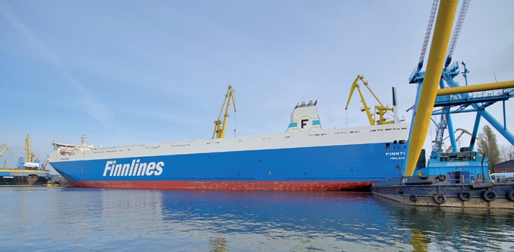 Finnlines decides to exercise the options to lengthen two more ro-ro vessels