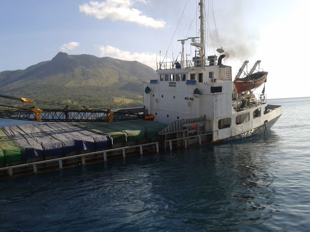 The Panama-flagged general cargo ship KM BUNGA MELATI XV sank in Port Tagulandang, Indonesia on March 22, 2016.