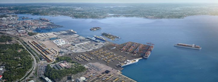 Port of Gothenburg plans to make use of contaminated clay from the seabed to build a new freight terminal (Video)