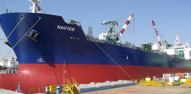 Navig8 Takes Delivery of its 6th LR1 74k-dwt product tanker from STX Offshore & Shipbuilding