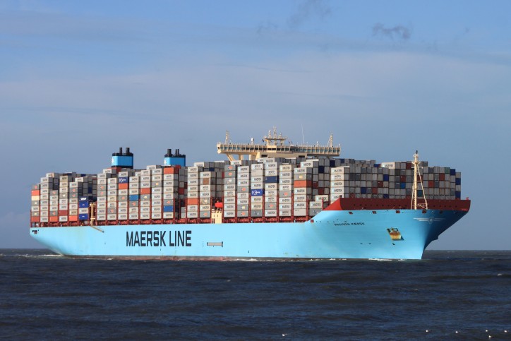 Video: Madison Maersk Leaves Rotterdam with Record Load