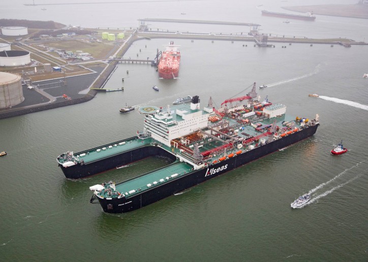 Watch: Awesome drone video of the heaviest ship in the world - Pioneering Spirit