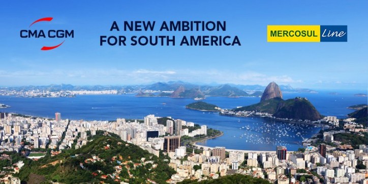 CMA CGM GROUP completes the acquisition of MERCOSUL Line and strengthens its service offering in South America