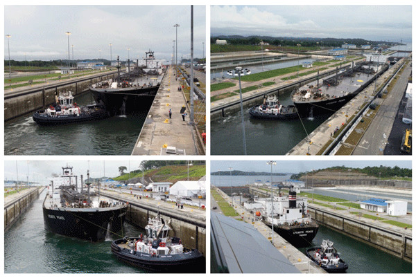 LPG Carrier Lycaste Peace constructed by MHI - First to transit expanded Panama Canal on Day 1 of waterway’s commercial operation