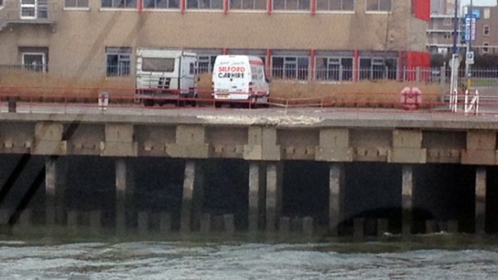 Tanker Georg Essberger allided with Stena quay in Hoek van Holland on January 19, 2016.